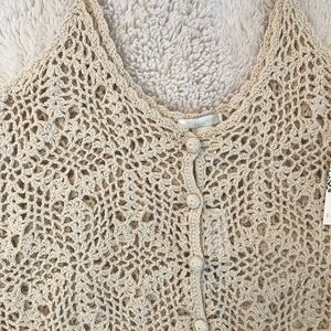 Forever 21 Tops - NWT Crochet Tank! SIZE L Forever 21 Tops - NWT Crochet Tank! SIZE L